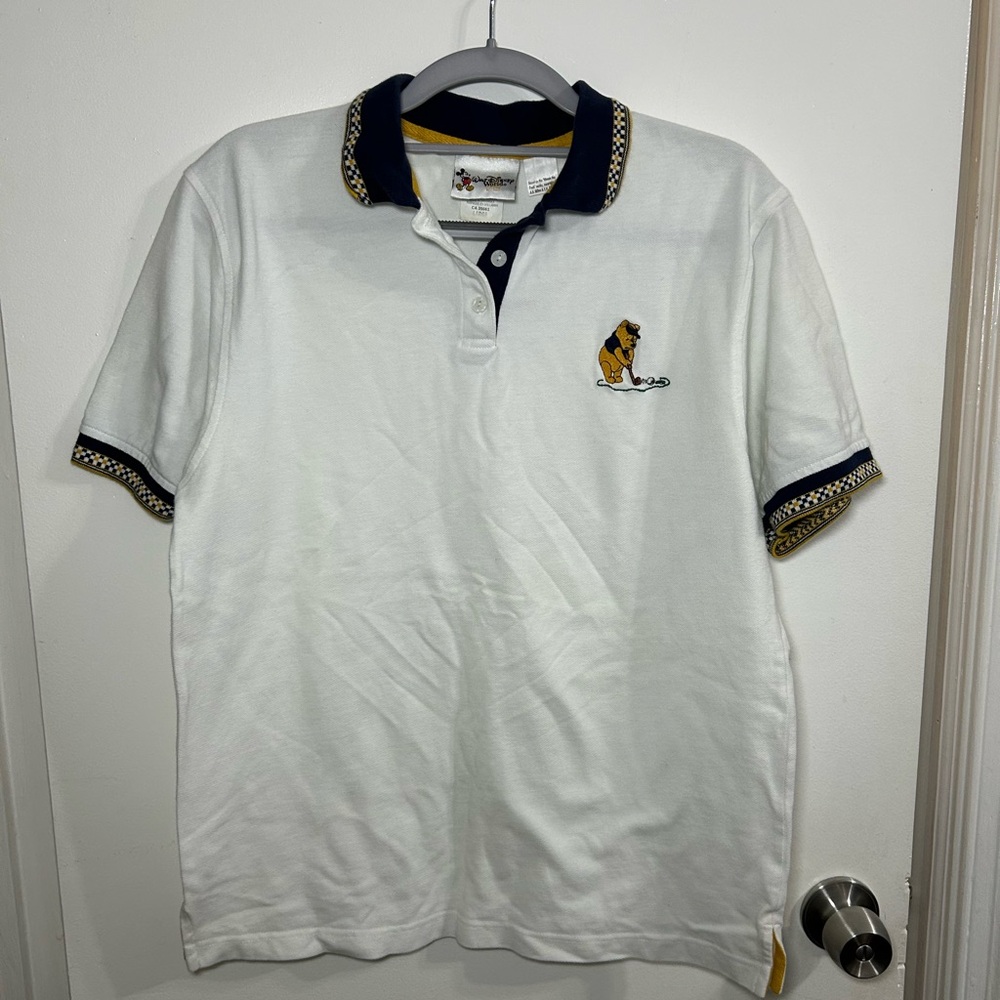 Walt Disney World VTG Women Polo Golf Shirt Winnie the Pooh Embroidered
